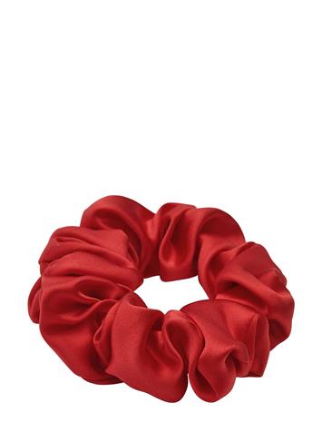 Lenoites Mulberry Silk Scrunchie Red – kuva 2/4