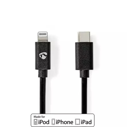 Nedis CCGL39650BK10 lightning cable
