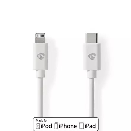 Nedis CCGL39650WT20 lightning cable
