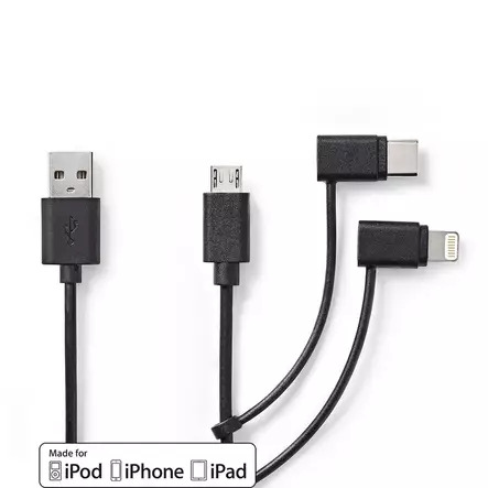Nedis CCGL60620BK10 USB cable