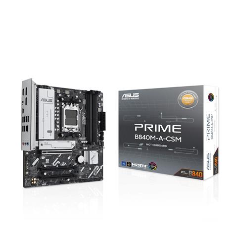 ASUS PRIME B840M-A-CSM Emolevy - AMD B840 - AMD AM5 socket - DDR5 RAM - Micro-ATX