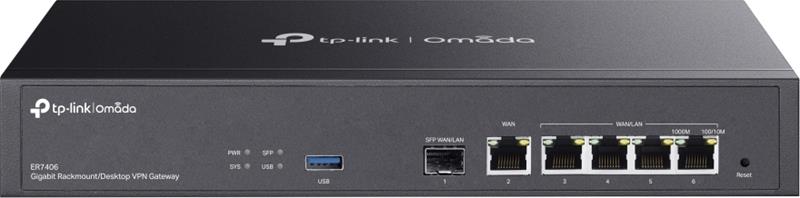 TP-Link ER7406 wired router Gigabit Ethernet Black – kuva 5/8