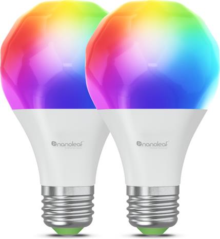 Nanoleaf Essential RGB LED älylamppu 9 W E27 (2 kpl) – kuva 5/6