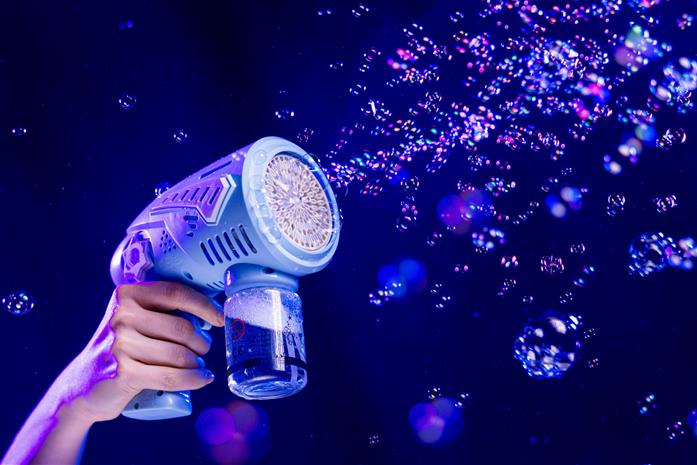 RushOne Bubble Blaster moottoroitu kuplapyssy