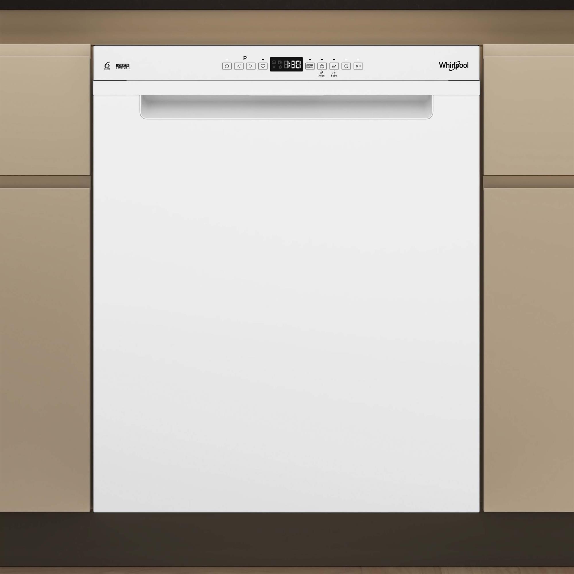 Whirlpool W7U HP33 astianpesukone, valkoinen