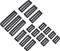 Cors. PSU Cable Comb Kit Gen 4 Indiv. Sleeved, Type 4, BK – kuva 4
