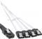 InLine SAS Cable Mini SAS SFF8087 to 4x SATA direct OCR 0.5m – kuva 2