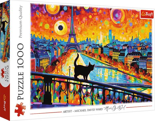 Trefl Cat in Paris 1000p palapeli