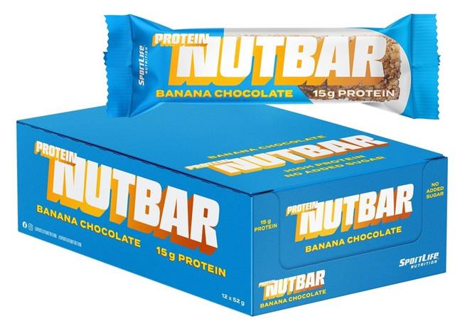 SportLife Nutrition Banana-chocolate 12x52 g proteiinipatukka
