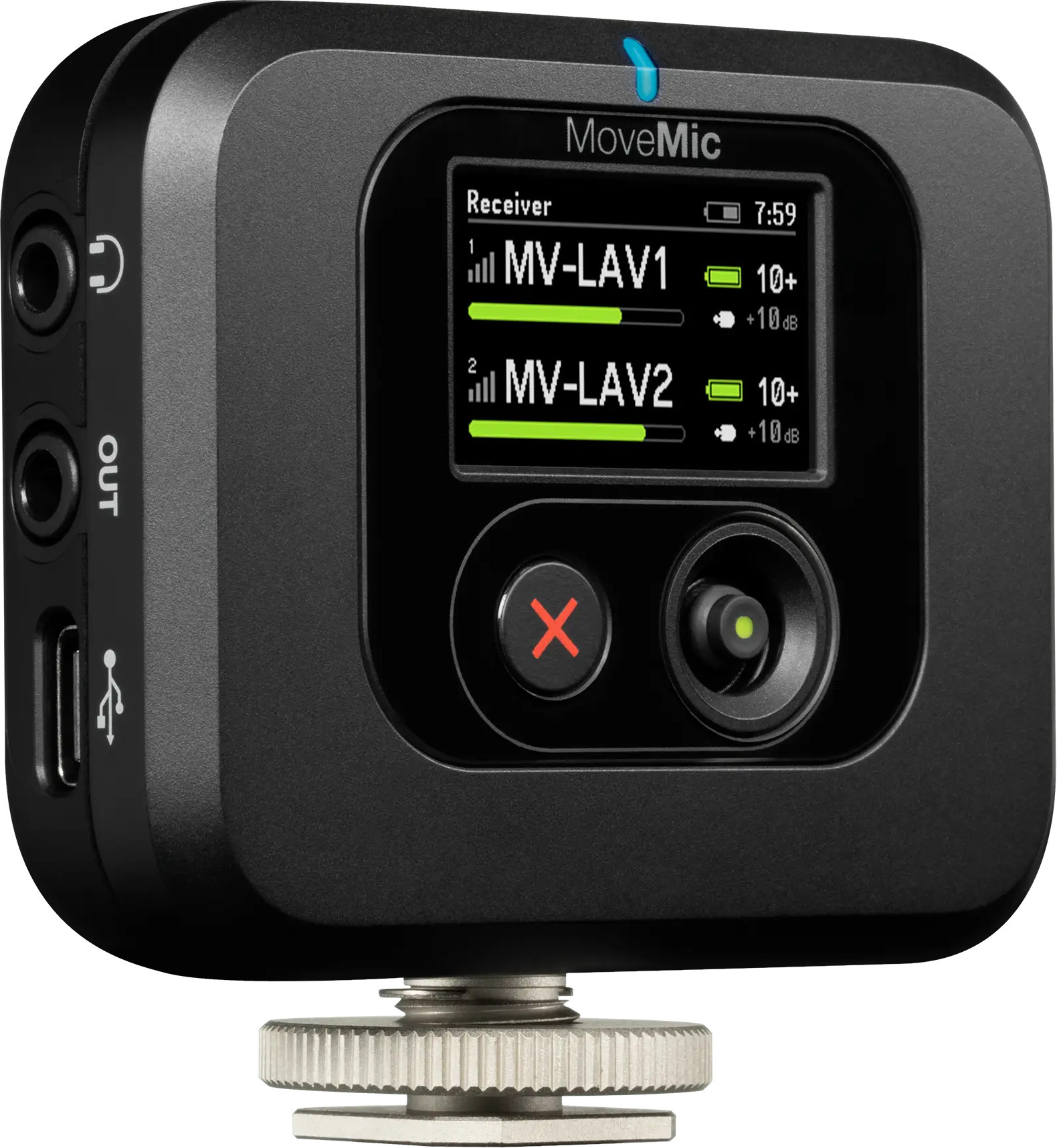 Shure MoveMic Receiver -vastaanotin