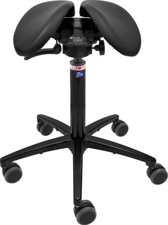 Salli SwingFit -satulatuoli, pitkä, 540 mm, musta