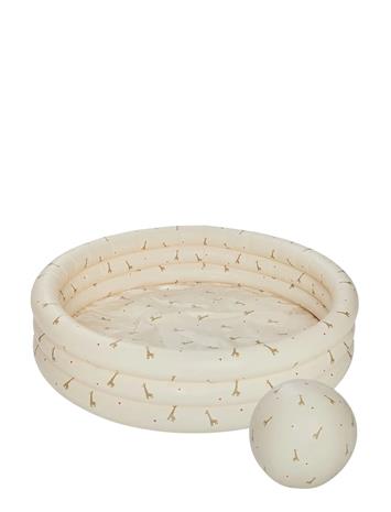 OYOY Mini - Swimming Pool Large & Beach Ball - Giraffe (M107603) – kuva 4/6