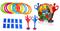 Suntoy Hoppringar/Dartspel 2 In 1 - Blue - ONE SIZE – kuva 3