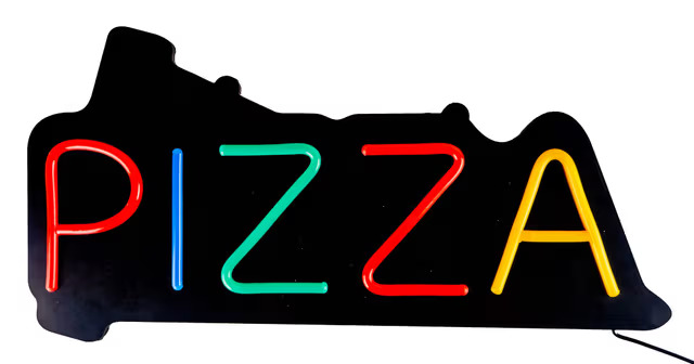 Neonkyltti 60 cm """"Pizza"""" – kuva 2/2