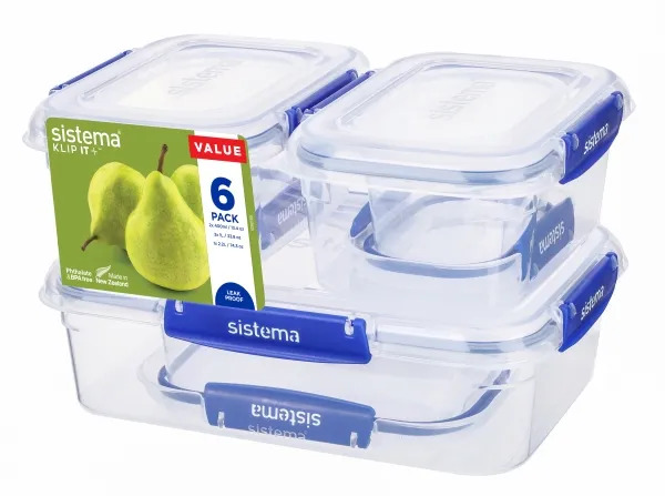 Sistema Essentials Klip It Plus 6 Pack