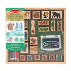 Melissa & Doug Wooden Stamp-A-Scene Rain Forest