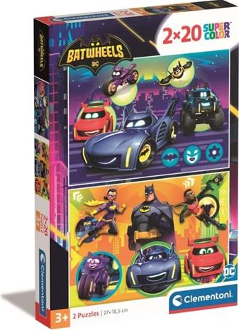 Clementoni DC Comics Super Colour Batwheels (2x20)