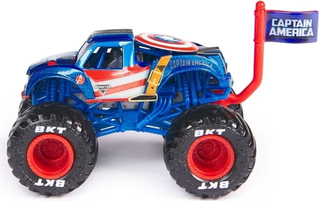 Monster Jam 1:64 Marvel Single-Captain America