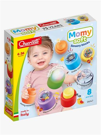 Quercetti Momy Soft Sensory Blocks - Multi/patterned - ONE SIZE