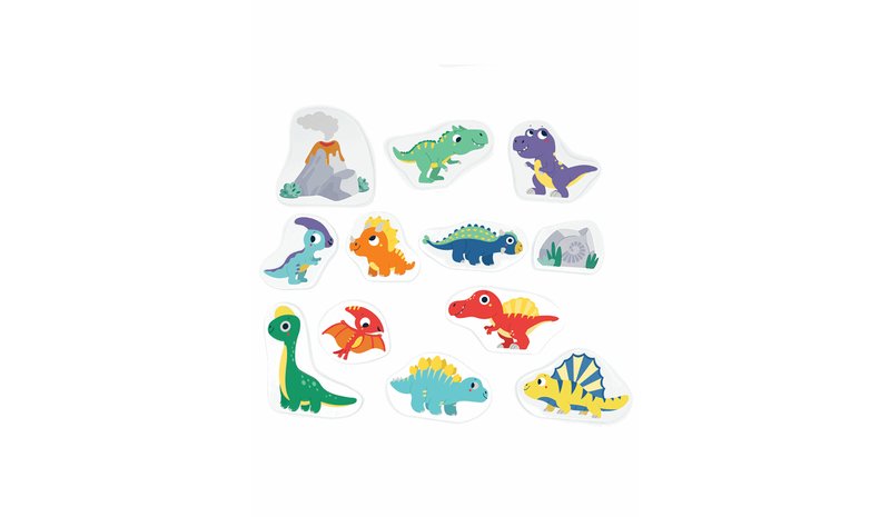 Edushape Dinosaur sjov til badet 13 dele – kuva 1/1