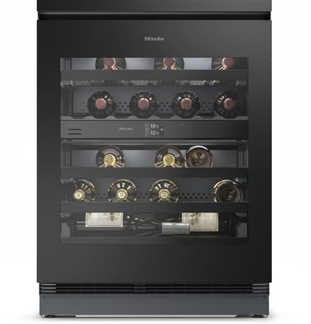 Miele KWTUS 7074 F Obsidian-musta, viinikaappi