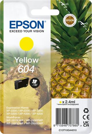 Epson Singlepack Yellow 604 Ink