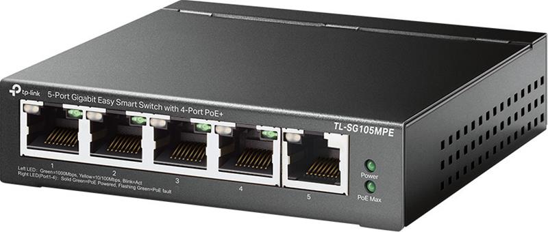TP-Link TL-SG105MPE 5-Port Gigabit Easy Smart PoE+ Switch