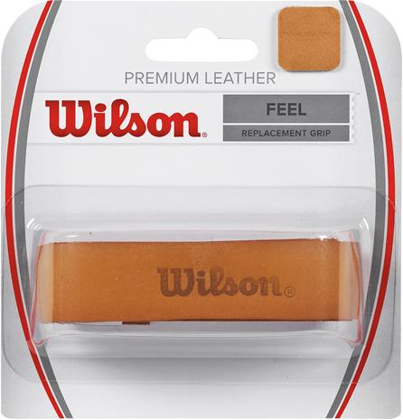 Wilson Premium Leather Grip -grippi, ruskea nahka, 1 kpl
