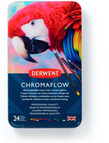 Derwent - Chromaflow tin 24 ass