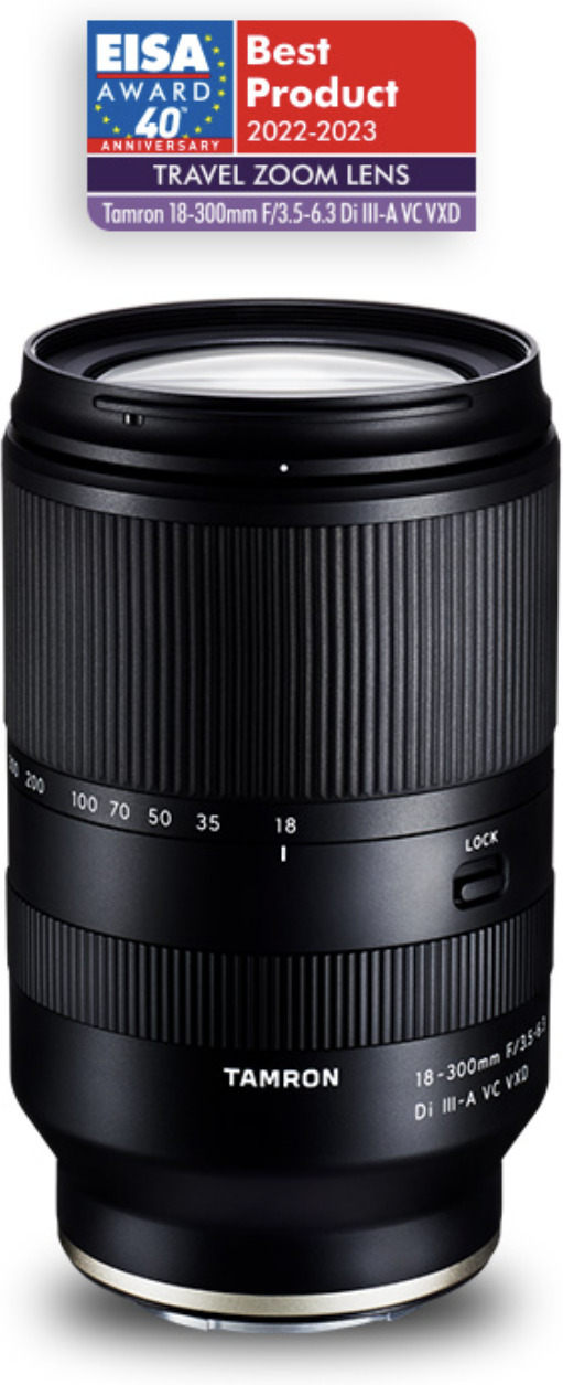 Tamron 18-300mm F3.5-6.3 Di III-A VC VXD -superzoomobjektiivi, Fuji X