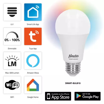 Älykäs LED-värivalaisin Wi-Fi 4-pack