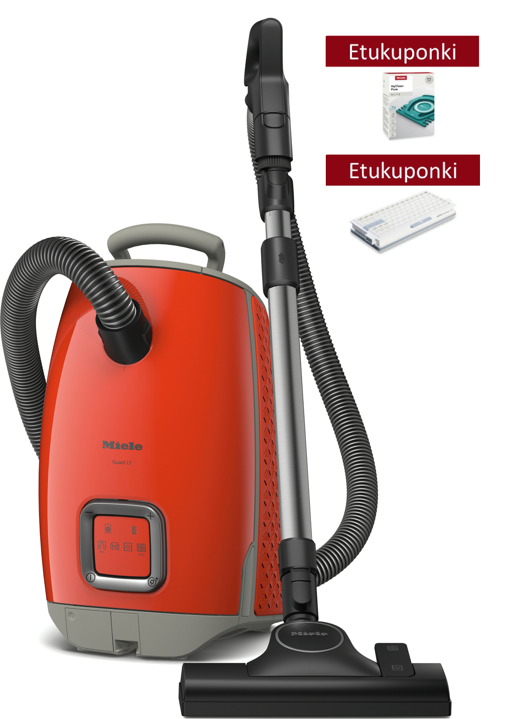 Miele Guard L1 pölynimuri, punainen