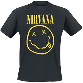 Nirvana - Logo - T-paita - Miehet - Musta