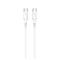 GEAR USB-C to USB-C 2.0 Charging Cable 0.5m - White – kuva 3
