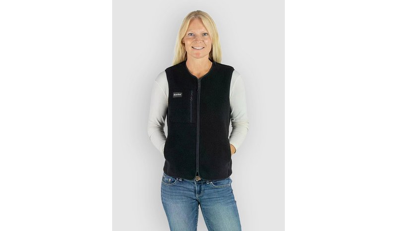 Dryrobe Thermal Fleece Gilet Surf Poncho black