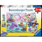 Candy World Lasten Palapeli 3x49 Palaa Ravensburger
