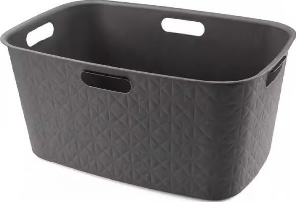 Pyykkikori - Curver - Softex - 45 L - Harmaa
