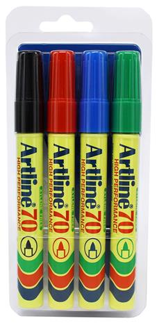 Artline 70 Permanent 4 assorted