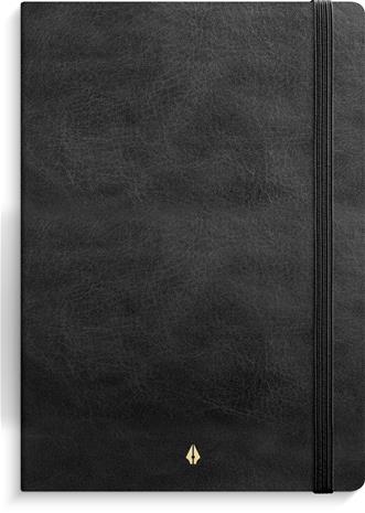 Notebook Deluxe A5 Blank Black Burde – kuva 2/2