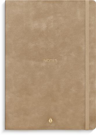 Notebook Deluxe A5 Smooth Beige Burde
