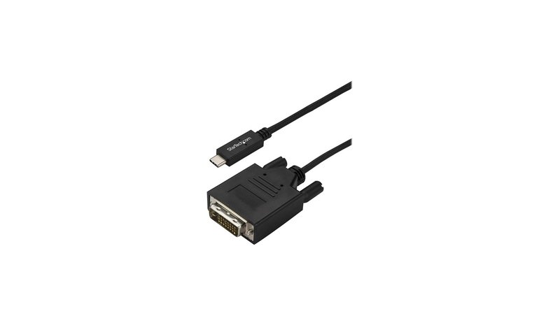 StarTech.com 3 m (10 ft.) USB-C to DVI Cable - 1920 x 1200 - Musta - external video adapter – kuva 1/1