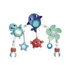 Vaunulelukaaren Tiny Love Treasure the Ocean Musical Nature Stroll – 8 aktiviteettia, musikaalinen rapu, universaali kiinnitys