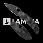 Spyderco Sage 5 Salt Black G-10 MagnaCut kääntöveitsi, musta