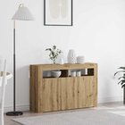 vidaXL Sivupöytä Artisan tammi 116 x 30 x 75 cm Tekninen puu
