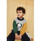 LIEWOOD Orlane Neulottu Pusero, Panda/Mist/Classic Navy Multi Mix, 122-128