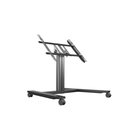 Multibrackets M Public Display Stand 80 HD Wheelbase Single Black - Max 60 kg - recommended for 55"