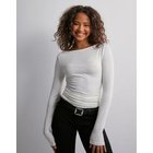 Nelly - Valkoinen - Perfect Soft LS Top