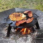 Piran Griddle - Kokoontaittuva teräksinen paistinpannu tulelle, 30 cm