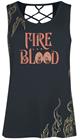 Game Of Thrones - Fire And Blood - Toppi - Naiset - Musta
