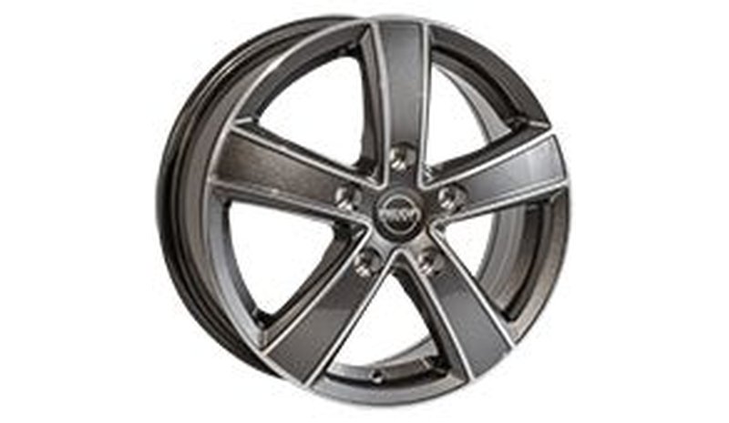 Mega Wheels Hercules 5 Grey 6.5X16 H2 5X160 (65.10) ET53 vanne, Vanteet